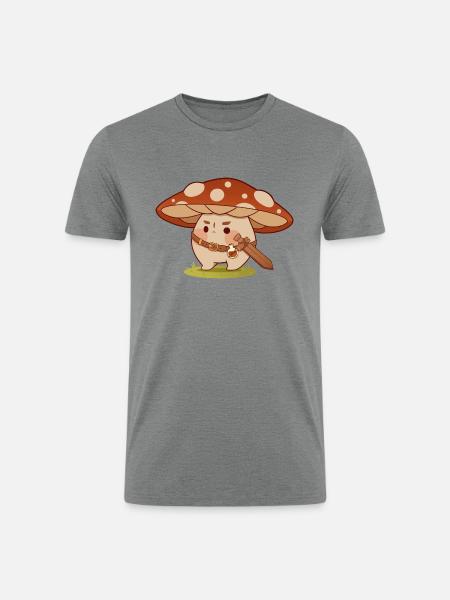 Forest Guardian - Men’s Tri-Blend Organic T-Shirt - heather gray