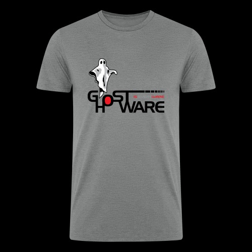 Ghostware Wide Logo - Men’s Tri-Blend Organic T-Shirt