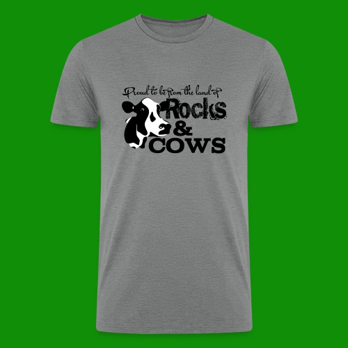 Rocks & Cows Proud - Men’s Tri-Blend Organic T-Shirt