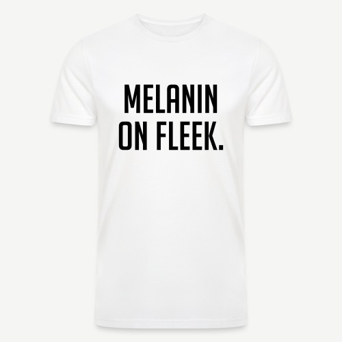 Melanin On Fleek - Men’s Tri-Blend Organic T-Shirt