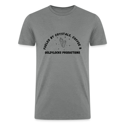 Fueled by Crystals Coffee and GP - Men’s Tri-Blend Organic T-Shirt
