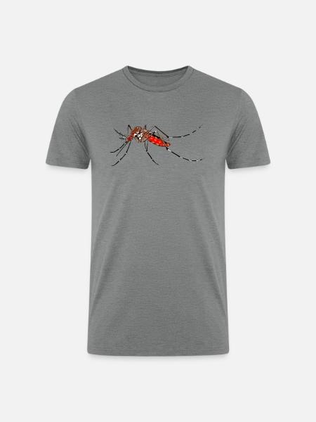 mosquito - Men’s Tri-Blend Organic T-Shirt - heather gray