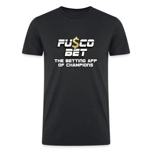 Official FuscoBet Logo - Men’s Tri-Blend Organic T-Shirt