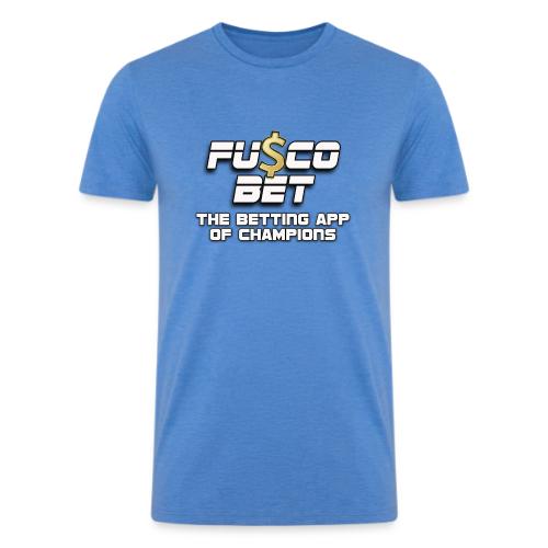 Official FuscoBet Logo - Men’s Tri-Blend Organic T-Shirt