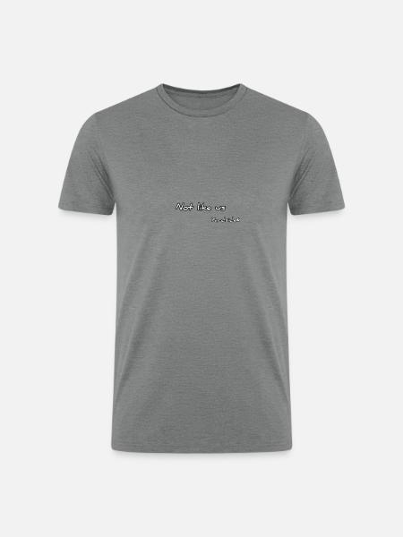 Not like us Yardside - Men’s Tri-Blend Organic T-Shirt - heather gray