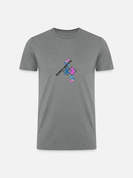 Diversity is beautiful - Men’s Tri-Blend Organic T-Shirt - heather gray