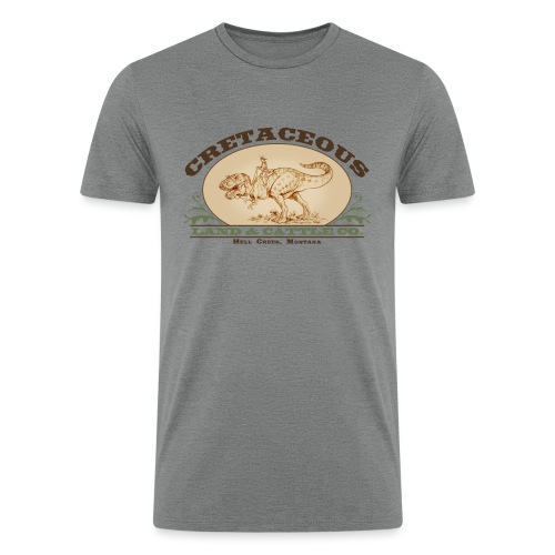 Cretaceous Land and Cattle Co, - Men’s Tri-Blend Organic T-Shirt