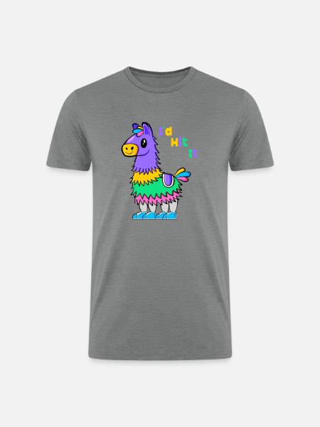 I d Hit It - Men’s Tri-Blend Organic T-Shirt - heather gray