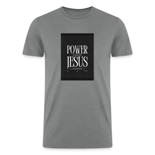 Jesus Power: Conquer Fearlessly - Men’s Tri-Blend Organic T-Shirt