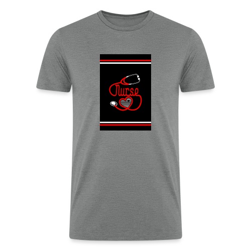 Nurse Heart Case - Men’s Tri-Blend Organic T-Shirt