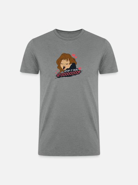 Stop It Ron - Men’s Tri-Blend Organic T-Shirt - heather gray