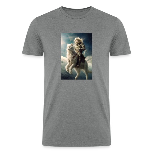 Cat Rider of the Apocalypse - Men’s Tri-Blend Organic T-Shirt