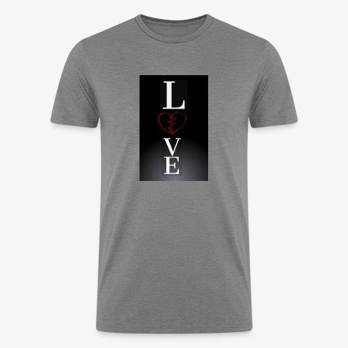 Love Broken Heart - Men’s Tri-Blend Organic T-Shirt
