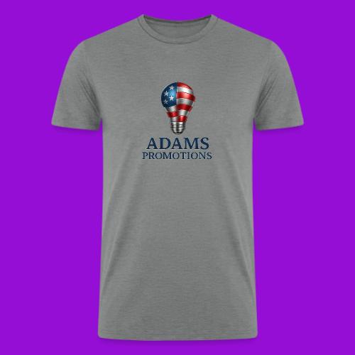Adams promotions American flag metallic light bulb - Men’s Tri-Blend Organic T-Shirt