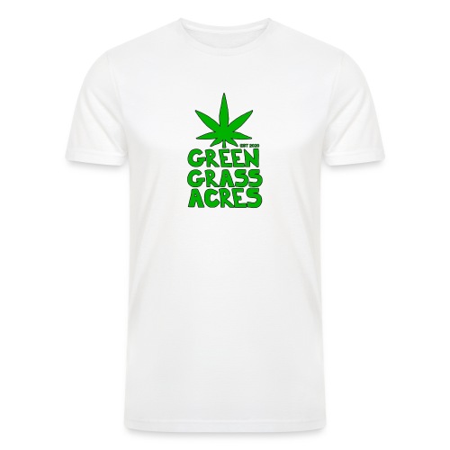 GreenGrassAcres Logo - Men’s Tri-Blend Organic T-Shirt