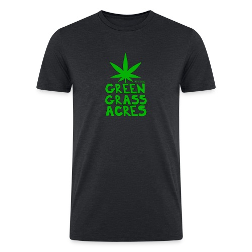 GreenGrassAcres Logo - Men’s Tri-Blend Organic T-Shirt