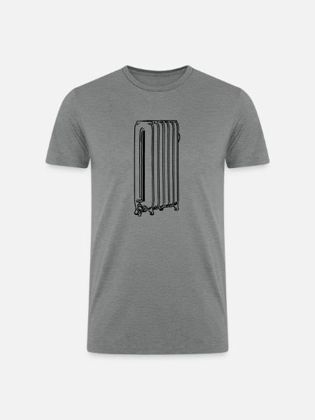 Radiator - Men’s Tri-Blend Organic T-Shirt - heather gray