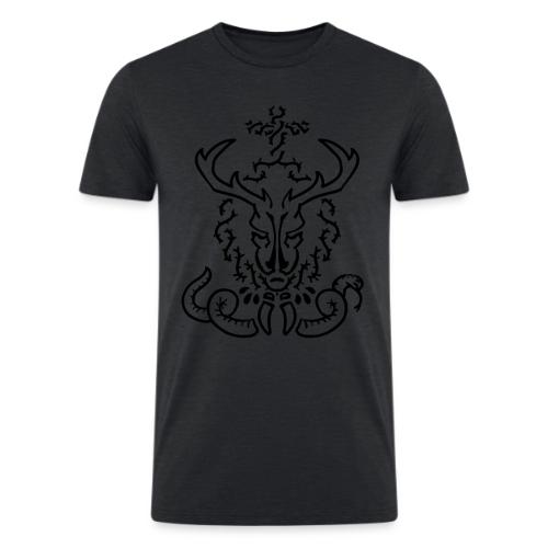 CHRISTmas Stag - Men’s Tri-Blend Organic T-Shirt
