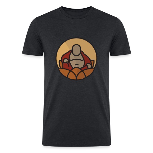 AMERICAN BUDDHA CO. COLOR - Men’s Tri-Blend Organic T-Shirt