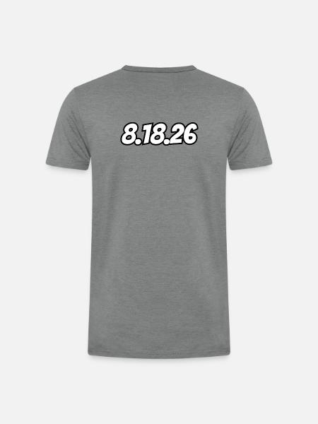 25K on 8.18.26 - Men’s Tri-Blend Organic T-Shirt - heather gray