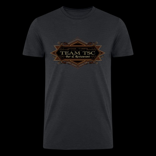 teamTSC badge03 Bar - Men’s Tri-Blend Organic T-Shirt