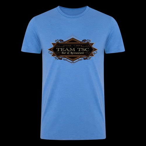 teamTSC badge03 Bar - Men’s Tri-Blend Organic T-Shirt
