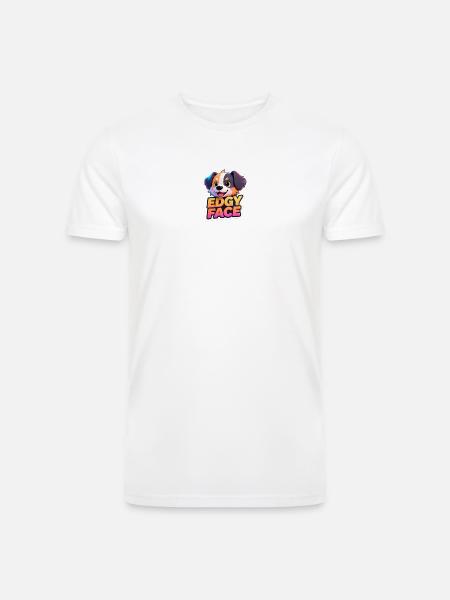 Edgy Face Puppy - Men’s Tri-Blend Organic T-Shirt -