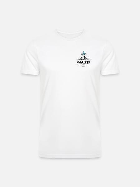 Alpyn Glacier Crest - Men’s Tri-Blend Organic T-Shirt -