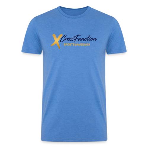 XF Sports Massage- Dark Logo (Front Only) - Men’s Tri-Blend Organic T-Shirt