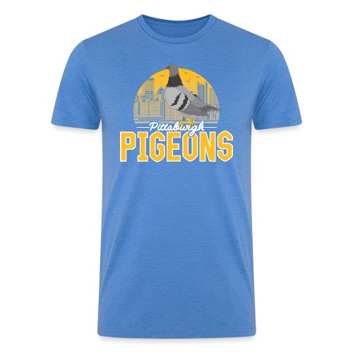 PITTsburgh Pigeons - Men’s Tri-Blend Organic T-Shirt