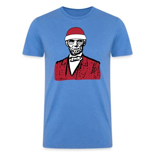 Hip Abraham Lincoln - Men’s Tri-Blend Organic T-Shirt