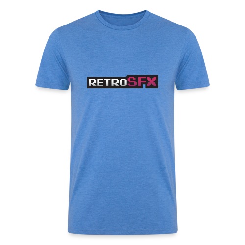 RetroSFX logo - Men’s Tri-Blend Organic T-Shirt