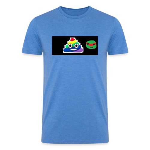 ninja poop - Men’s Tri-Blend Organic T-Shirt