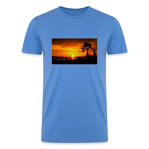 last sunset - Men’s Tri-Blend Organic T-Shirt