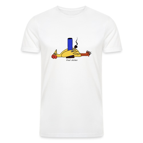fried chicken - Men’s Tri-Blend Organic T-Shirt