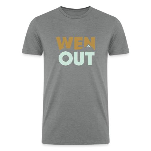 WenOut Logo (light) - Men’s Tri-Blend Organic T-Shirt