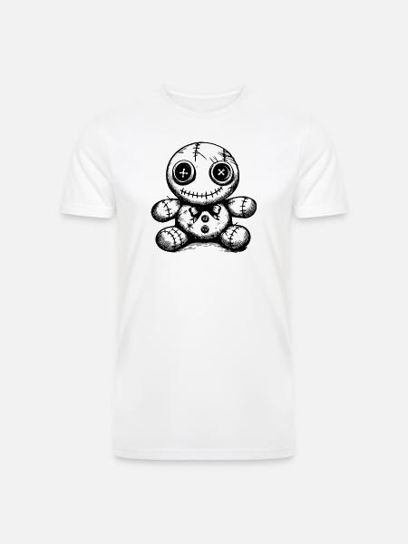 Stitched doll Noir - Men’s Tri-Blend Organic T-Shirt -