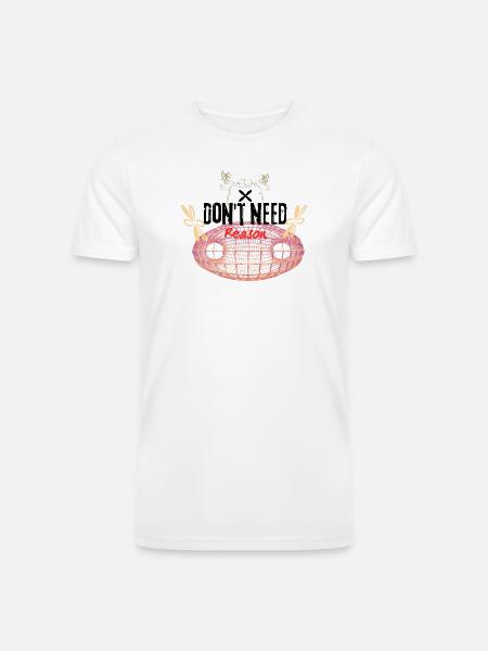 Don't need reason - Men’s Tri-Blend Organic T-Shirt -