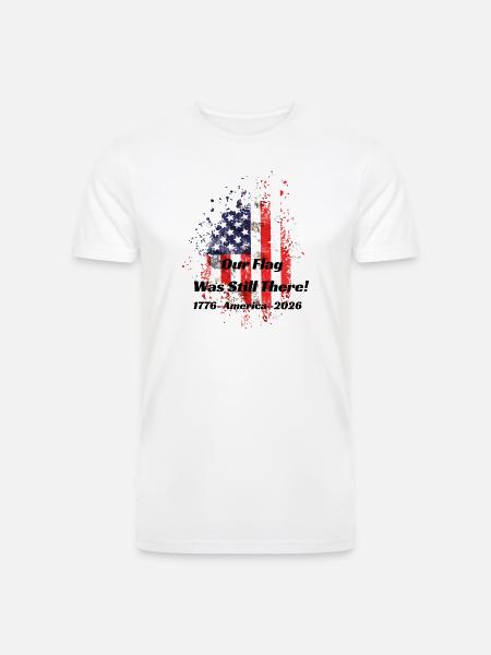 Our Flag Was Still There! - Men’s Tri-Blend Organic T-Shirt -