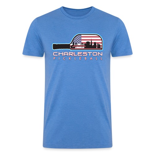 Charleston PickleBall 24 - Men’s Tri-Blend Organic T-Shirt