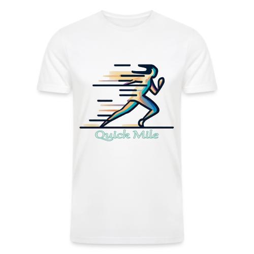 Quick Mile - Men’s Tri-Blend Organic T-Shirt