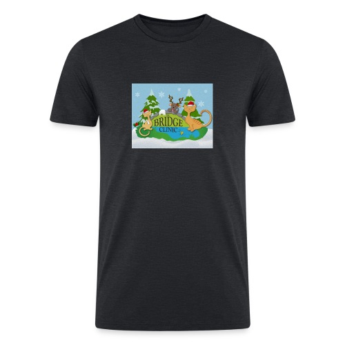 Holiday Logo - Men’s Tri-Blend Organic T-Shirt