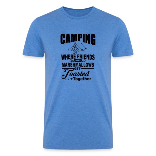 camping - Men’s Tri-Blend Organic T-Shirt