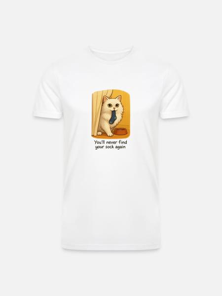 The Sock Thief - Men’s Tri-Blend Organic T-Shirt - 