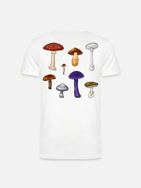 Poisonous Mushrooms - Men’s Tri-Blend Organic T-Shirt -