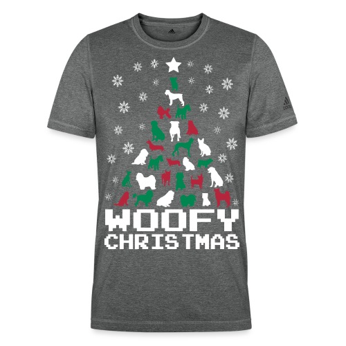Woofy Christmas Tree - Adidas Men's Recycled Performance T-Shirt