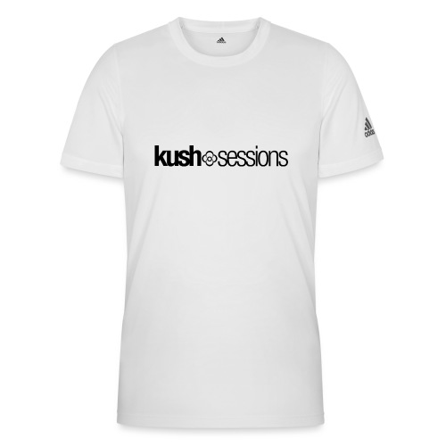 KushSessions (black logo) - Adidas Men's Recycled Performance T-Shirt