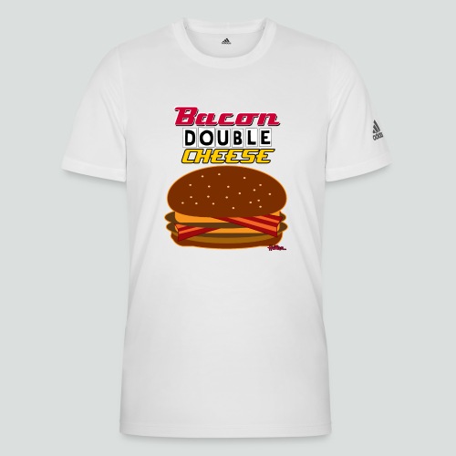 Bacon Double Cheese Combo - Adidas Men's Recycled Performance T-Shirt