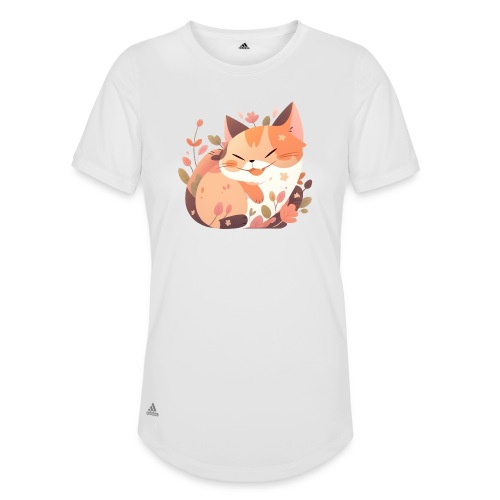 Smiling Cat - Adidas Women's Recycled Performance T-Shirt