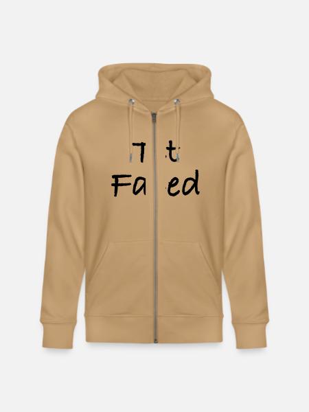 Tit Faced - Stanley/Stella Cultivator Organic Zip Hoodie - latte